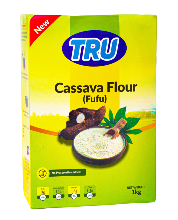 Tru Cassava Flour (Fufu) – 1kg