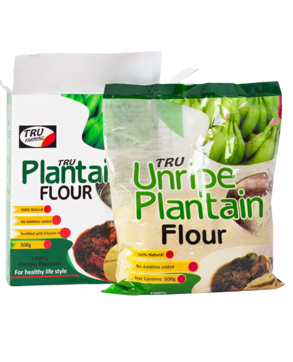 Tru Unripe Plantain Flour  x 12 - 500g