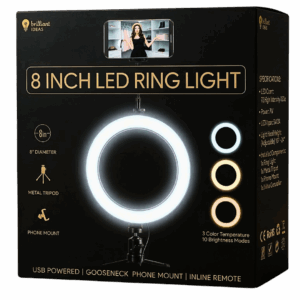 GlowPro 8" Desktop LED Ring Light