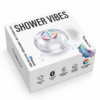 Cobaltx Shower Vibes Bluetooth Speaker – IPX4 Water Resistant with Color-Changing LED Light