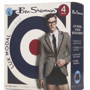 Product Name Ben Sherman Men's Lux Modal 4-Pack Boxer Briefs