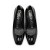 Calvin Klein Women's Patent Leather Square-Toe Pump – Black