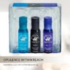 Beverly Hills Polo Club Men's 3-Piece Body Spray Collection Gift Set (Active, Sexy, Blue) – 3 Fl. Oz. Each