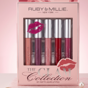 Ruby & Millie New York "The Glam Collection" 5-Piece Matte Liquid Lipstick Set