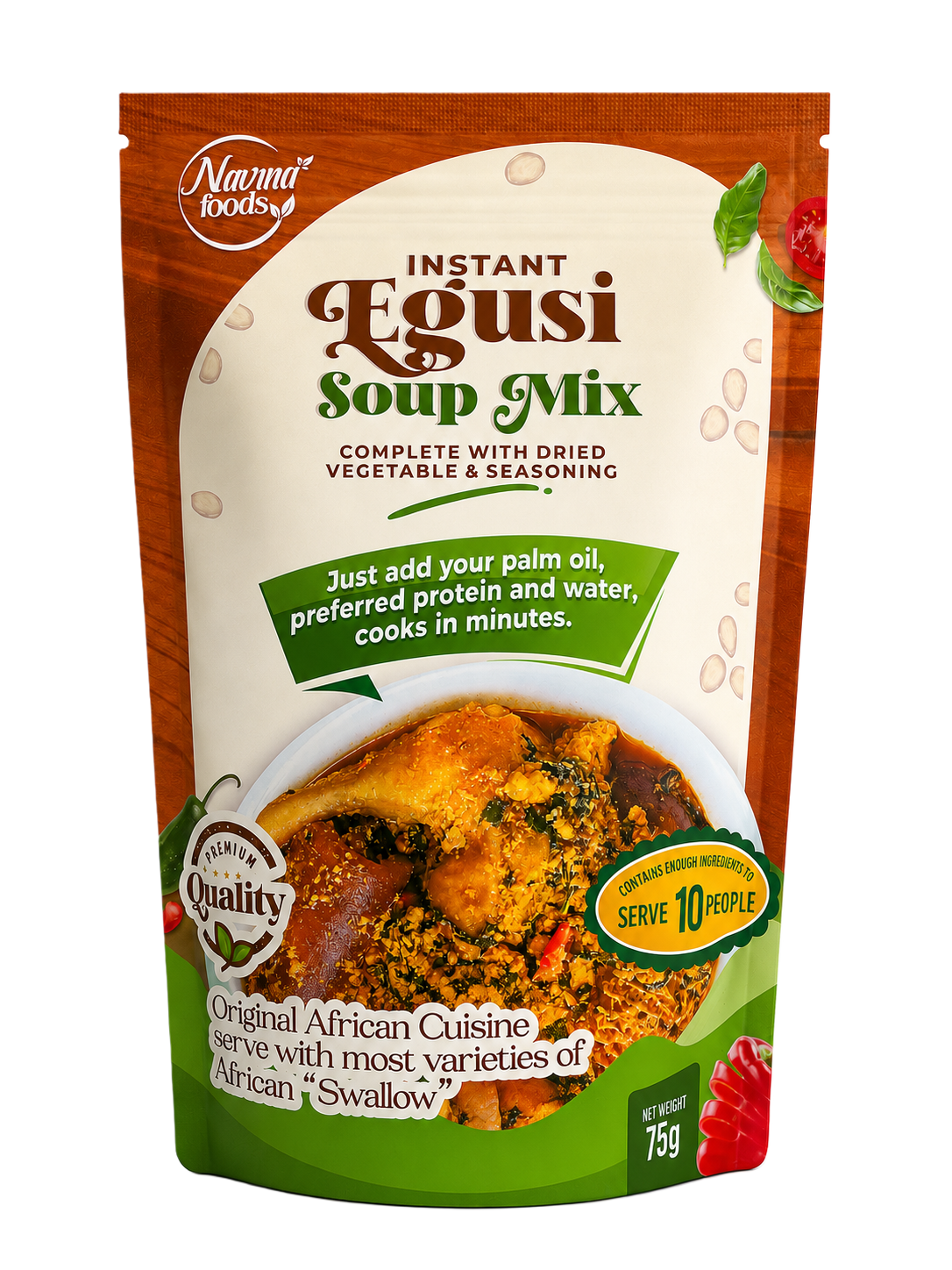 NAVINA EGUSI SOUP MIX - 75g