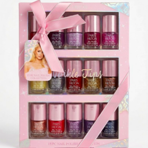Paris Hilton "Twinkle Tips" 15-Piece Nail Polish Collection Gift Set