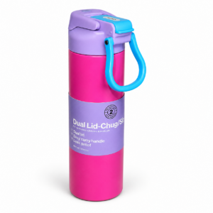 ual Lid Chug/Sip Water Bottle
