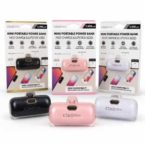 CIAO TECH Mini Portable Power Bank 5000mAh